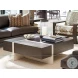 Park City Dark Mocha Canyon And Light Monterey Solace Square Occasional Table Set