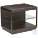 Park City Dark Mocha Canyon And Light Monterey Solace Square Occasional Table Set