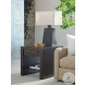 Park City Chestnut Brown And Burnished Bronze Heber Drawer End Table