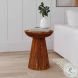 Aureo Wild Honey Round Side Table