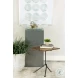 Heitor Dark Brown And Gunmetal Accent Table