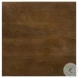Heitor Dark Brown And Gunmetal Accent Table