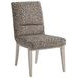 Palmero Brown Upholstered Side Chair