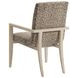 Palmero Brown Upholstered Arm Chair
