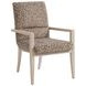 Palmero Brown Upholstered Arm Chair
