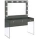 Afshan Grey High Gloss Vanity Desk