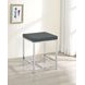 Afshan Dark Grey Upholstered Vanity Stool