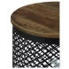 Aurora Natural And Black Accent Table