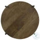 Axel Natural And Gunmetal Accent Table