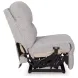 Acklen Place Pewter Performance Fabric Zero Gravity Power Reclining RAF Sectional with USB Charging