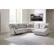 Acklen Place Pewter Performance Fabric Zero Gravity Power Reclining RAF Sectional with USB Charging