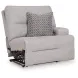 Acklen Place Pewter Performance Fabric 3 Piece Modular 97" Power Reclining Sectional with Console and USB Charging