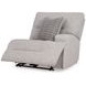 Acklen Place Pewter Performance Fabric 6 Piece Modular Power Reclining Sectional with Pillows and USB Charging
