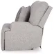 Acklen Place Pewter Performance Fabric 3 Piece Modular 97" Power Reclining Sectional with Console and USB Charging