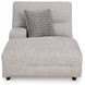 Acklen Place Pewter Performance Fabric Zero Gravity Power Reclining LAF Sectional with USB Charging