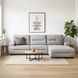 Acklen Place Pewter 3 Piece Performance Fabric Power Reclining Sectional with RAF Chaise
