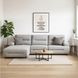 Acklen Place Pewter 3 Piece Performance Fabric Power Reclining Sectional with LAF Chaise