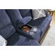 Acklen Place Navy Performance Fabric 3 Piece Modular Power Reclining Sectional with Console and USB Charging