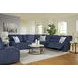 Acklen Place Navy Performance Fabric 6 Piece Modular Power Reclining Sectional with Pillows and USB Charging