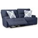 Acklen Place Navy Performance Fabric 2 Piece Modular Power Reclining Sectional with Pillows and USB Charging