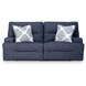 Acklen Place Navy Performance Fabric 2 Piece Modular Power Reclining Sectional with Pillows and USB Charging