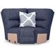 Acklen Place Navy Performance Fabric 6 Piece Modular Power Reclining Sectional with Pillows and USB Charging