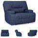 Acklen Place Navy Performance Fabric Power Recliner