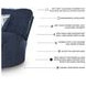 Acklen Place Navy Performance Fabric 6 Piece Modular Power Reclining Sectional with Pillows and USB Charging
