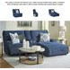 Acklen Place Navy 3 Piece Performance Fabric Power Reclining Sectional Sofa with RAF Chaise