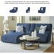 Acklen Place Navy 3 Piece Performance Fabric Power Reclining Sectional Sofa with LAF Chaise
