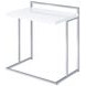 Dani White High Gloss And Chrome Snack Table