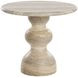 Raul Dune 34" Round Concrete Top Outdoor Bistro Table
