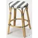 Tobias Blue Performance Fabric Counter Stool
