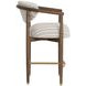 Freya Gifford Script Upholstered Counter Height Stool