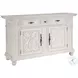 Amalfi White 3 Drawer Buffet