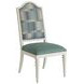 Corsica Green Upholstered Side Chair