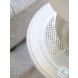 Cyprus White Round End Table