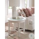 Cyprus White Round End Table