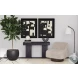 Amaya Neutral Sandy Beige Swivel Accent Chair