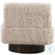 Amaya Neutral Sandy Beige Swivel Accent Chair