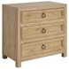 Casitas Brown 3 Drawers Nightstand