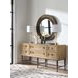 Elana Brown Round Wall Mirror