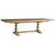 La Mirada Brown 124" Extendable Dining Table
