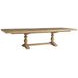 La Mirada Brown 124" Extendable Dining Table
