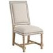 Anderson Beige Upholstered Chair with Nailhead Trim