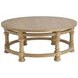 Hollister Brown Round Cocktail Table
