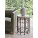 Lowery Brown Round Accent Table