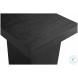 Padula Matte Black Large End Table