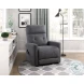 Wichita Dark Gray Power Lift Chair with Heat And Massage