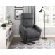Wichita Dark Gray Power Lift Chair with Heat And Massage
